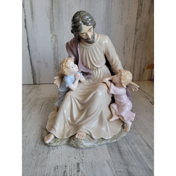 Classic treasures Jesus Joseph with children porcelain Figure xmas - Picture 2 of 8